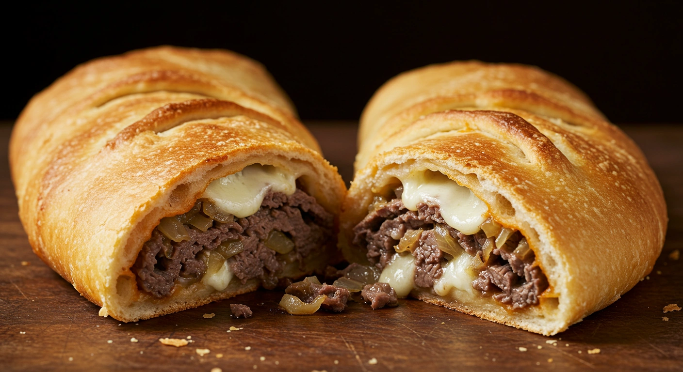 Philly Cheesesteak Stromboli - tertiary view